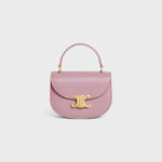 MINI BESACE CLEA IN SHINY CALFSKIN PETAL