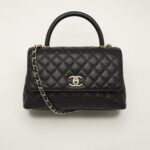 CHANEL LARGE FLAP BAG WITH TOP HANDLE