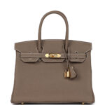 Hermes Birkin 30 Etoupe Togo Gold Hardware