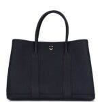 Hermes Garden Party 30 Bleu Nuit Negonda Palladium Hardware