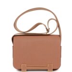 Hermes Geta Quebracho and Chai Chevre Gold Hardware