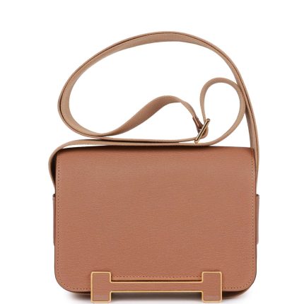 Hermes Geta Quebracho and Chai Chevre Gold Hardware