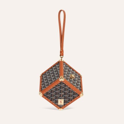 Goyard Dé Trunk Bag Black & Tan