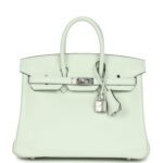 Hermes Birkin 25 Vert Fizz Swift Palladium Hardware