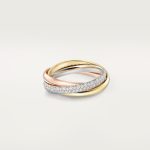 Trinity ring, small model, half-paved