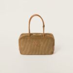 Beau corduroy top-handle bag