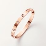 LOVE bracelet, classic model, 4 diamonds