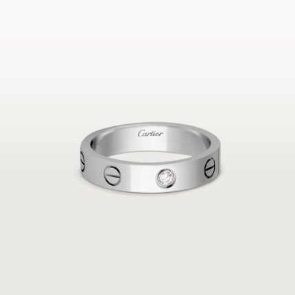 LOVE ring, small model, 1 diamond