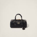 Large Arcadie matelassé nappa leather bag