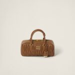 Large Arcadie matelassé nappa leather bag