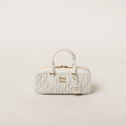 Large Arcadie matelassé nappa leather bag