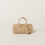 Large Arcadie matelassé nappa leather bag