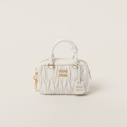 Small Arcadie matelassé nappa leather bag