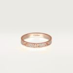 LOVE ring, mini model, paved