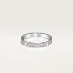 LOVE ring, mini model, paved