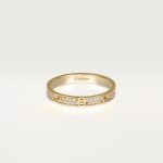 LOVE ring, mini model, paved