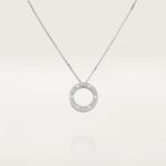LOVE pendant, paved
