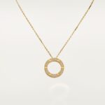 LOVE pendant, paved