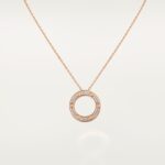 LOVE pendant, paved