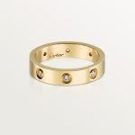 LOVE ring, small model, 8 diamonds