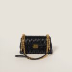 Matelassé nappa leather shoulder bag