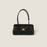 Matelassé nappa leather shoulder bag