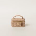 Matelassé nappa leather shoulder bag