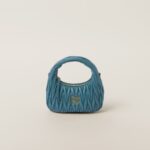 Wander matelassé nappa leather hobo bag