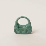 Wander matelassé nappa leather hobo bag