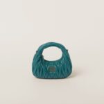 Wander matelassé nappa leather hobo mini-bag