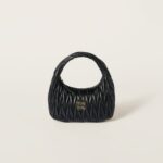 Regular wander matelassé nappa leather hobo bag