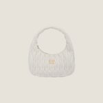 Large wander matelassé nappa leather hobo bag