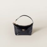 Naplak patent leather pouch