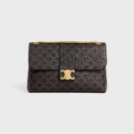 LARGE CELINE VICTOIRE BAG IN TRIOMPHE CANVAS