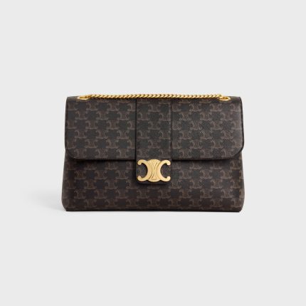 LARGE CELINE VICTOIRE BAG IN TRIOMPHE CANVAS