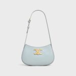 MEDIUM TILLY BAG IN SHINY CALFSKIN ICE BLUE