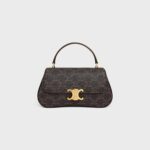 TEEN CELINE LOLA IN TRIOMPHE CANVAS AND CALFSKIN
