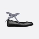 D-Journey Lace-Up Ballet Flat