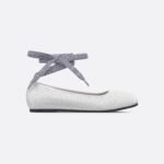 D-Journey Lace-Up Ballet Flat