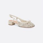 Dior Or Dior Ballet Slingback Pump