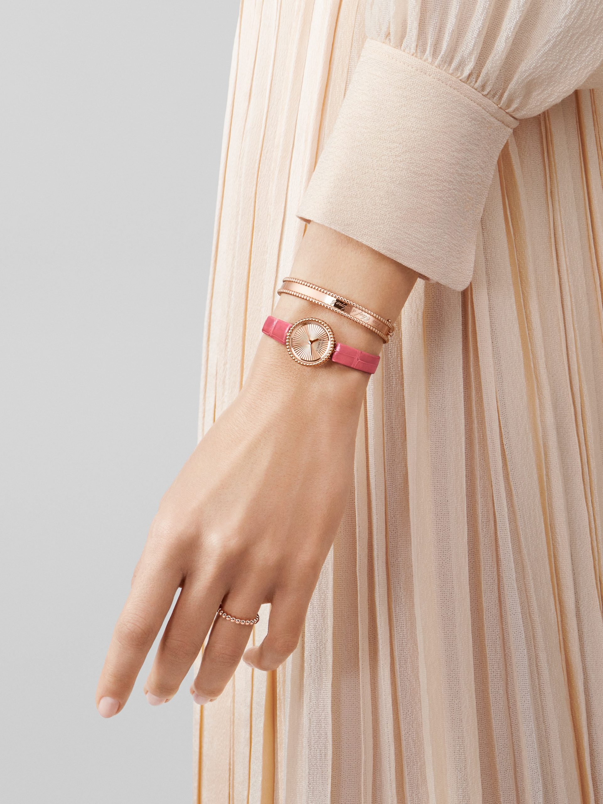 Perlee pearls of gold ring, medium model - Image 2
