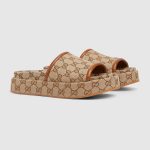 Womens GG platform sandal