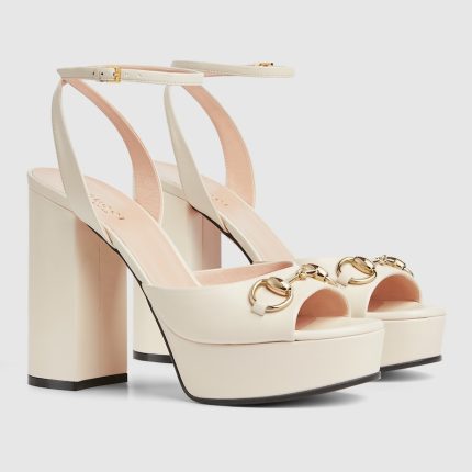 Womens Horsebit platform sandal