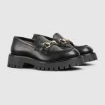 Womens lug sole loafer with Horsebit