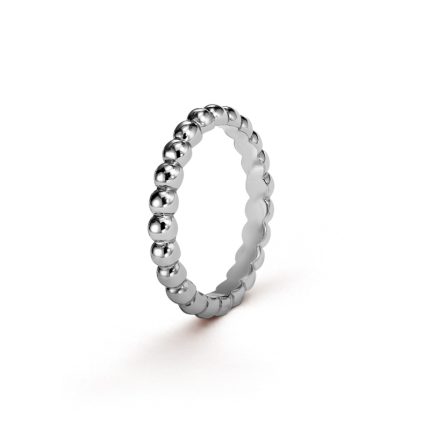Perlee pearls of gold ring, medium model