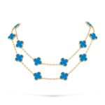 Vintage Alhambra long necklace, 20 motifs