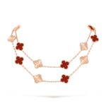 Vintage Alhambra long necklace, 20 motifs