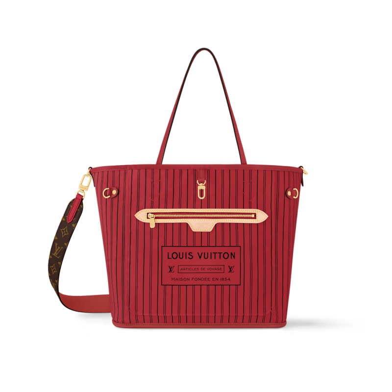 Louis Vuitton Neverfull Bandouliere Inside Out MM M12708