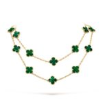 Vintage Alhambra long necklace, 20 motifs