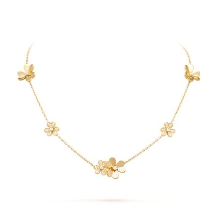 Frivole necklace, 9 flowers